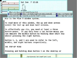 Gordos compu: 16 sistemas operativos asombrosos que no son Windows, macOS ni Linux 54 Sistema Operativo: Plan9