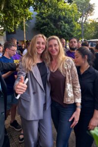 UPL: La diputada provincial Cecilia Soler y Karina Milei