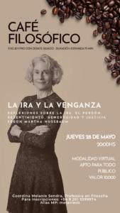 "Cuando la IRA termina en VENGANZA" Capitulo 2 de Tecnocracia y no te pierdas el evento de café filosófico 5 Tecnocracia: Cuando la IRA se convierte en venganza. Cafe filosófico de Melanie.