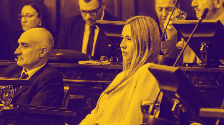 Cecilia Soler, referente libertaria de la política mendocina.