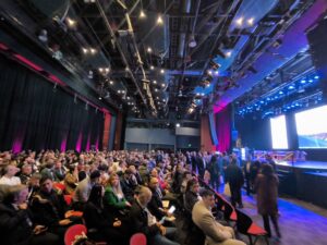 El publico del congreso de vialidad